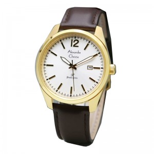 Alexandre Christie AC 1012 Gold White Lady Leather LDLGPSL